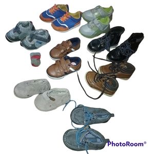 Toddler Baby Boy Shoes Lot All Seasons Size 4, 5 , 6 , 7 footwear casual…